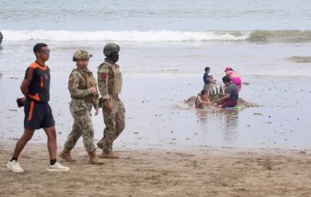 La presencia de las FF.AA. y la Policía en zonas turísticas fue uno de los factores que aportó a la sensación de tranquilidad entre visitantes.