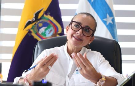 Marcela Aguiñaga anunció que renunciará a su cargo el próximo 14 de mayo y que no buscará la reelección en los comicios seccionales.