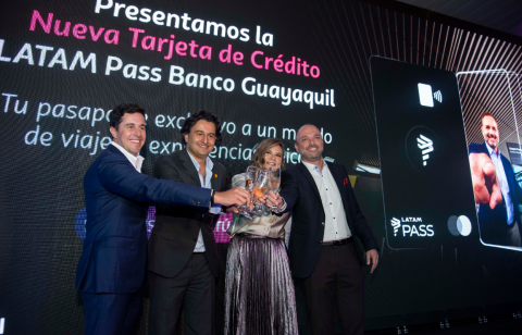 Banco Guayaquil y Latam Airlines Ecuador oficializan la presentación de la nueva Tarjeta de Crédito Latam Pass Banco Guayaquil
