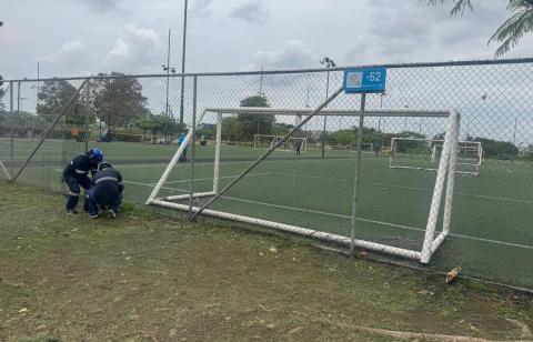 Muerte en parque Samaanes.