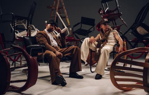 Lenny Tavarez y Justin Quiles para su álbum Superarte