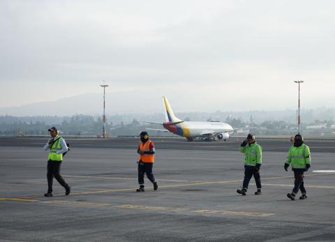 Se reprograman vuelos en aeropuerto de Quito por trabajos de mantenimiento