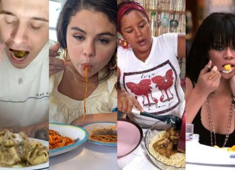 D&iacute;a Mundial de la pasta: Selena G&oacute;mez y m&aacute;s celebridades que la aman