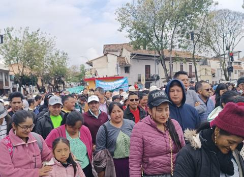 Cuenca: Comunidades exigen cuidado de las fuentes h&iacute;dricas en Azuay