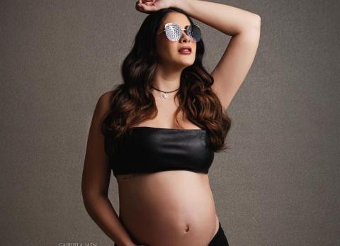 Jennifer Pazmi&ntilde;o: La sesi&oacute;n de fotos en la &uacute;ltima etapa de su embarazo