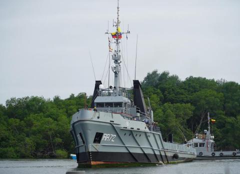 La Armada del Ecuador suma al buque Imbabura en su lucha al narcotr&aacute;fico