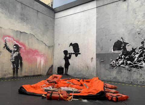 El museo de Banksy presenta casi 200 piezas atemporales del artista