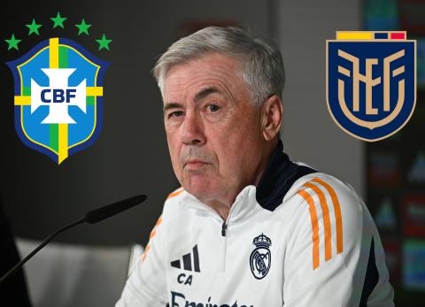 Ecuador sería el primer reto de Carlo Ancelotti como entrenador de Brasil