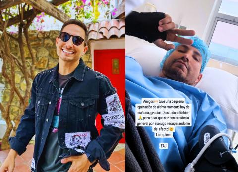 Eduardo Andrade fue operado de emergencia: "No saben cómo soporté tanto dolor"