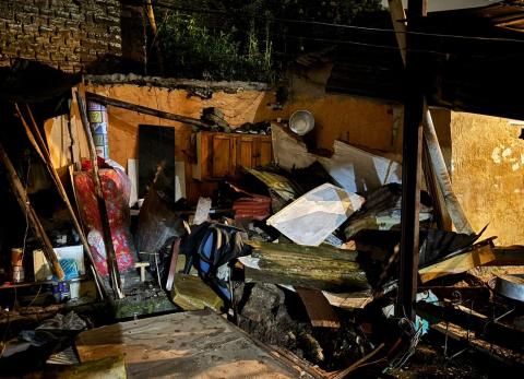 Emergencia en el sur de Quito: muro colapsa por lluvias y deja heridos