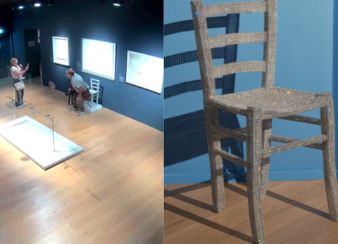 Turista enfrenta demanda por destruir obra de arte en museo de Verona