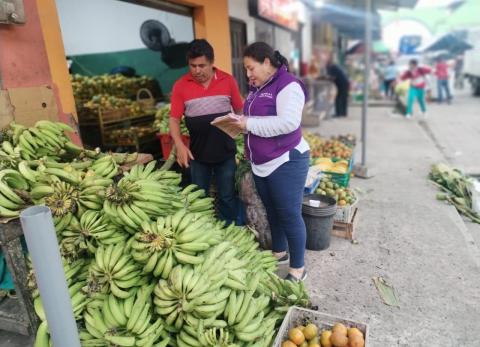 Controles en los mercados por el alto precio del plátano verde