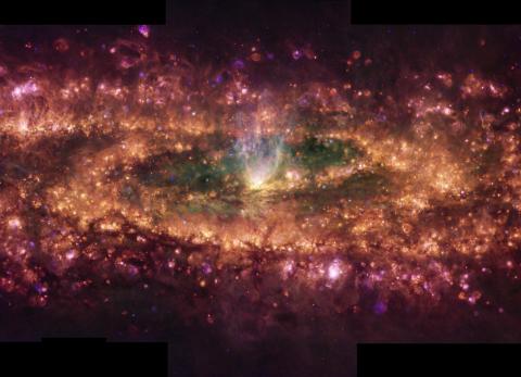 Captan la imagen de la “Galaxia del Escultor”