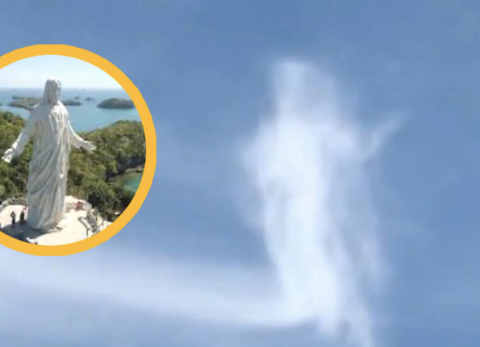 Nube con perfil de Jesús sorprende a fieles en Filipinas: mira aquí el video