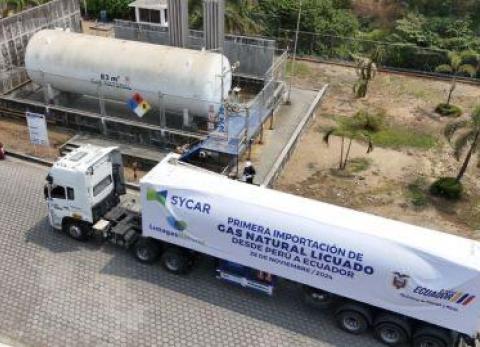 LipiAndes ingresa a Ecuador para ampliar el suministro de gas natural licuado