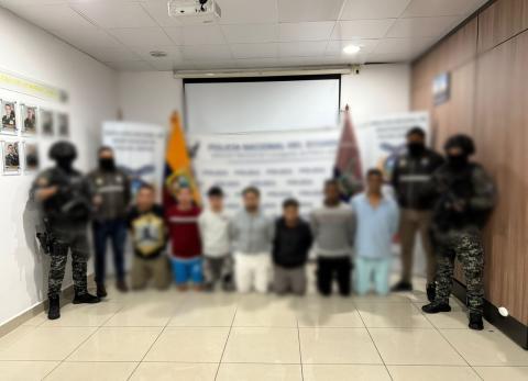 Fiscalía informa a embajada venezolana la captura de extranjeros que robaban en Quito
