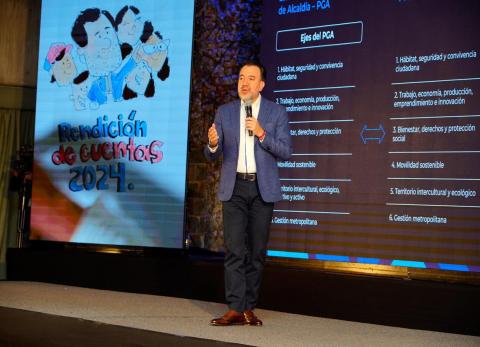 Pabel Muñoz destaca inversión millonaria en movilidad de Quito