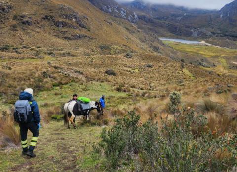 Dos personas est&aacute;n extraviadas en el Parque Nacional Cajas