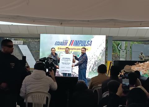 Gobierno retoma proyecto hidroel&eacute;ctrico Soldados- Yanuncay en Cuenca