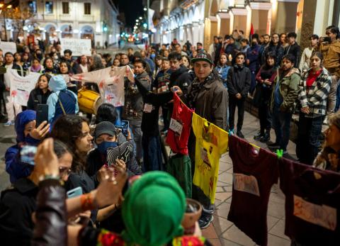 En Cuenca cumplen con vigilia en memoria de Efra&iacute;n Fuerez