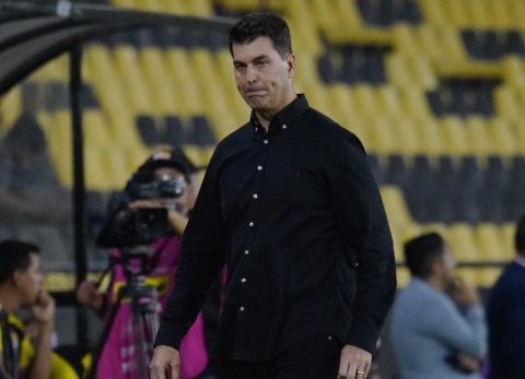 Ismael Rescalvo molesto con el &aacute;rbitro: As&iacute; reaccion&oacute; tras el empate de Barcelona SC