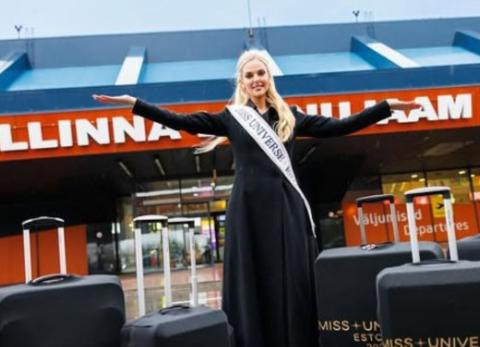 Al estilo Barbie: la Miss Estonia y su curiosa forma de viajar a Tailandia