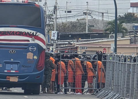 C&aacute;rcel de Machala: 190 reos trasladados tras explosi&oacute;n de drone y disputa de bandas