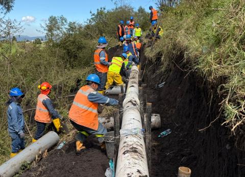Vecinos recuperan suministro de agua tras emergencia en P&iacute;ntag y Alangas&iacute;