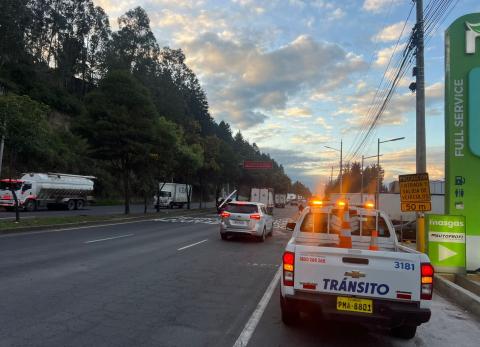 La AMT denunci&oacute; robo de pantalla de tr&aacute;nsito en la Ruta Viva en plena campa&ntilde;a vial
