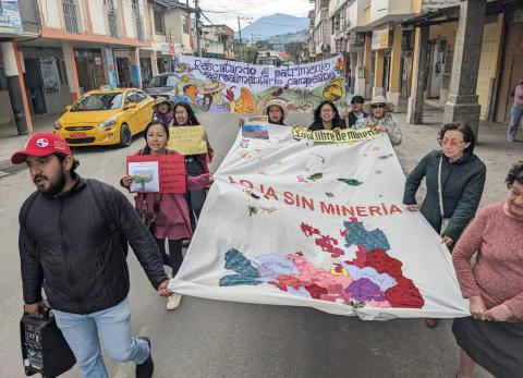Frente Antiminero pide cierre del catastro y alerta sobre expansi&oacute;n minera en Ecuador