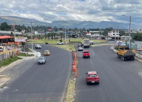Se habilita la circulaci&oacute;n entre Tumbaco y Pifo tras meses de obras