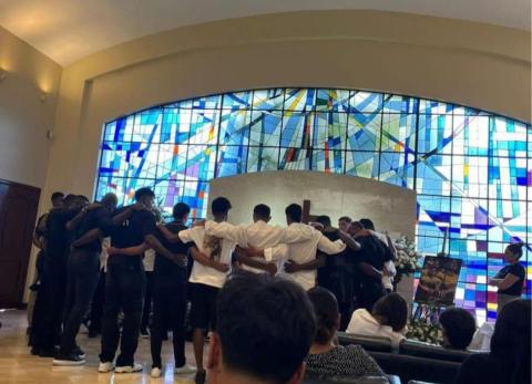 Mario Pineida y la despedida de parte de jugadores de Barcelona y Emelec