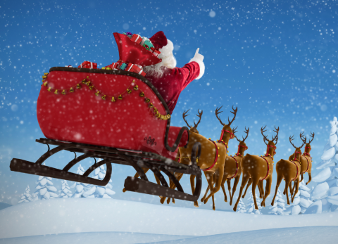 Pap&aacute; Noel ya recorre el mundo: Sigue su viaje en tiempo real