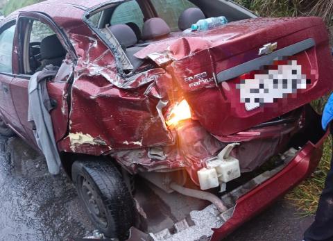 Quito: Accidente en Z&aacute;mbiza altera la circulaci&oacute;n en el eje Sim&oacute;n Bol&iacute;var