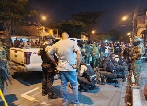 Polic&iacute;as requisan a militares en Quevedo: Esto pas&oacute; en el incidente tras un operativo