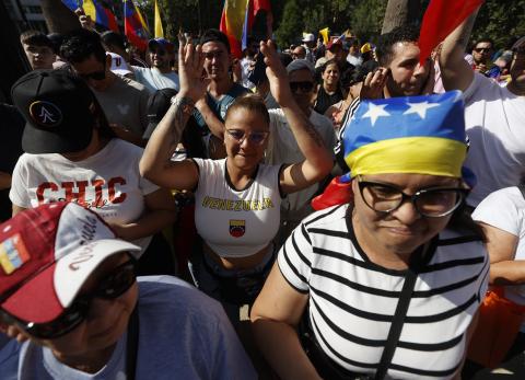 Detenci&oacute;n de Maduro: venezolanos en Guayaquil esperan permiso para manifestarse