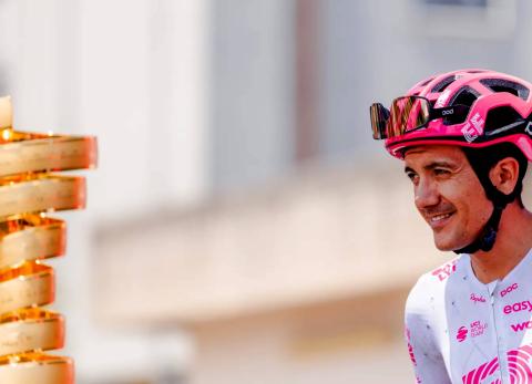 Richard Carapaz defini&oacute; calendario con el Giro de Italia como gran objetivo para 2026
