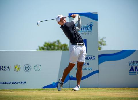 Ecuatoriano Felipe Garc&eacute;s, en la &eacute;lite del golf sudamericano tras t&iacute;tulo en Argentina