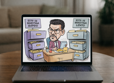 El triste papel del fiscal Carlos Alarc&oacute;n cuyo trabajo no se nota