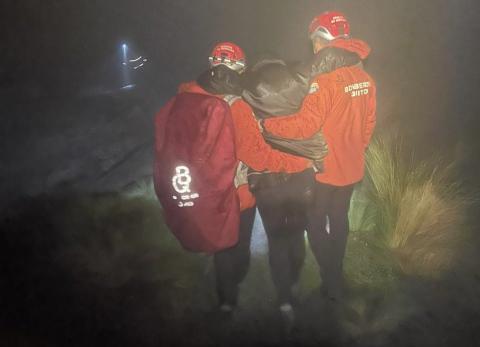 Excursi&oacute;n termin&oacute; en emergencia: rescatan a seis personas en el Rucu Pichincha