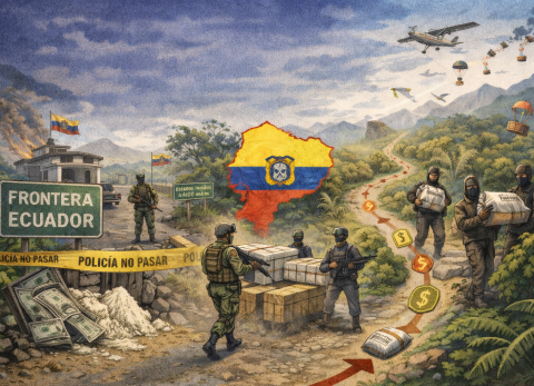 &iquest;C&oacute;mo el narco se apoder&oacute; de la frontera ecuatoriana?: rutas y procesos fallidos