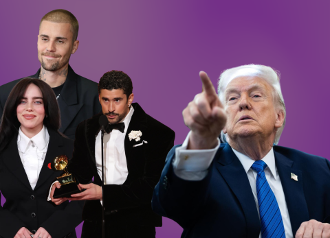 Donald Trump no acepta las cr&iacute;ticas de los artistas en los Grammy 2026