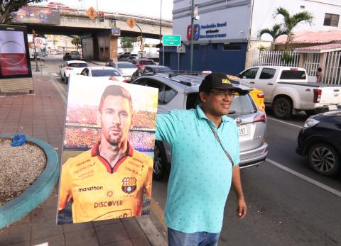 Messi en Guayaquil: comerciantes se preparan para capitalizar la fiebre por la Pulga