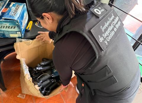 Clausuran centro ilegal de seguridad privada y pol&iacute;gono de tiro en Quito