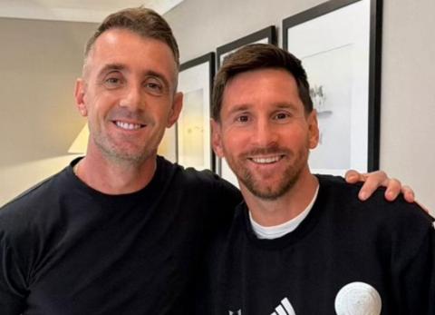 Messi con Dami&aacute;n D&iacute;az y el misterio de por qu&eacute; no habl&oacute; con Beccacece