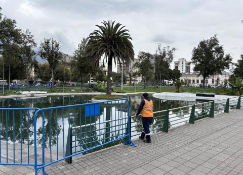 Laguna de La Alameda, en Quito, estar&aacute; inhabilitada cinco semanas