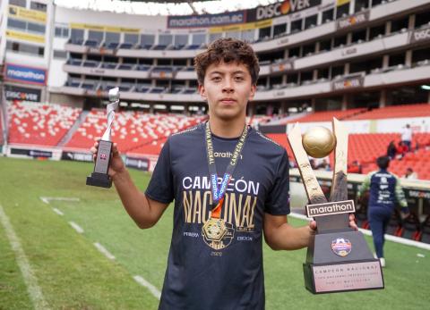 Intercolegial Nacional: Mat&iacute;as Vargas, el MVP con sue&ntilde;os de Cristiano Ronaldo