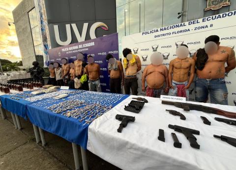 Armas, drogas y 13 detenidos tras operativo Apolo 07 en la Zona 8