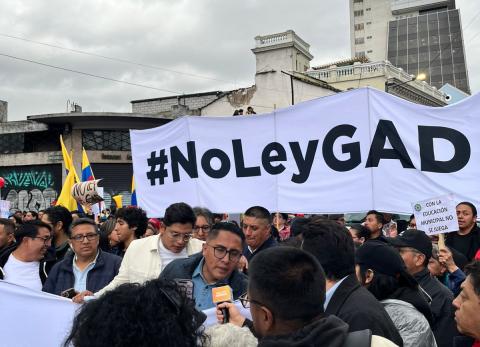 Barrios de Quito convocan a movilizaci&oacute;n contra reformas al COOTAD