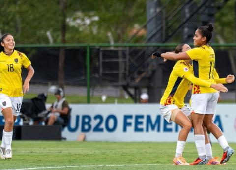 Ecuador 1 - Brasil 1, en el Sudamericano femenino Sub 20 de Paraguay